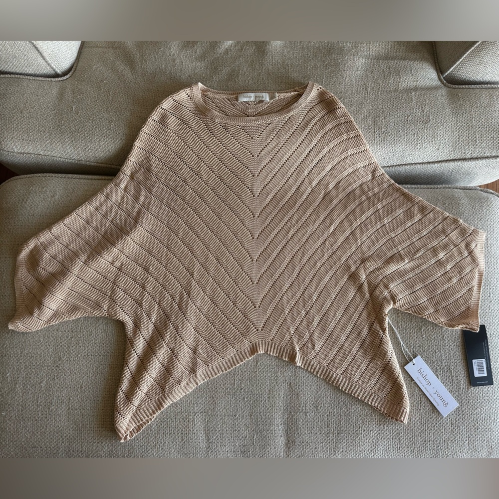 Bishop + Young crochet knit relaxed sweater